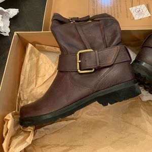 Gentle Souls buckle Moto boots